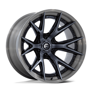 Fuel Off-Road | FC402 CATALYST 18x9.0 ET1 - GLOSS BLACK BRUSHED DARK TINT