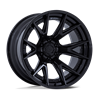 Fuel Off-Road | FC402 CATALYST 20x9.0 ET20 - MATTE BLACK W/ GLOSS BLACK LIP