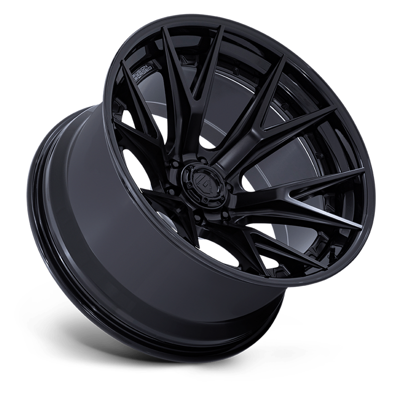 Fuel Off-Road | FC402 CATALYST 20x9.0 ET20 - MATTE BLACK W/ GLOSS BLACK LIP