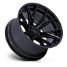 Fuel Off-Road | FC402 CATALYST 20x9.0 ET20 - MATTE BLACK W/ GLOSS BLACK LIP