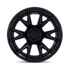 Fuel Off-Road | FC402 CATALYST 20x9.0 ET20 - MATTE BLACK W/ GLOSS BLACK LIP
