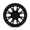 Fuel Off-Road | FC402 CATALYST 22x10.0 ET-18 - MATTE BLACK W/ GLOSS BLACK LIP
