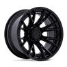Fuel Off-Road | FC402 CATALYST 24x12.0 ET-44 - MATTE BLACK W/ GLOSS BLACK LIP
