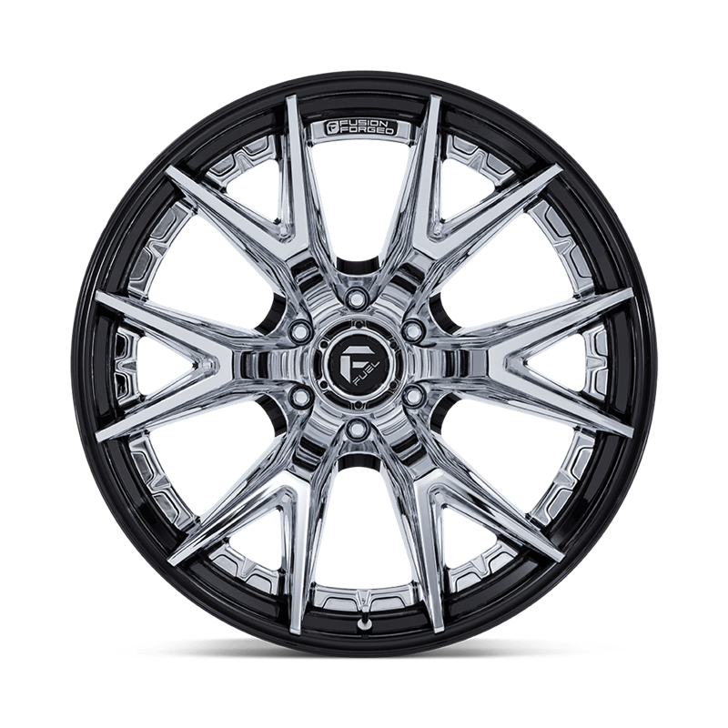 Fuel Off-Road | FC402 CATALYST 17x9.0 ET1 - CHROME W/ GLOSS BLACK LIP