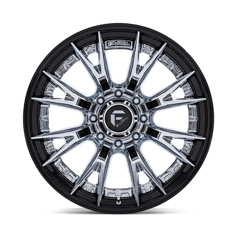 Fuel Off-Road | FC402 CATALYST 20x9.0 ET1 - CHROME W/ GLOSS BLACK LIP