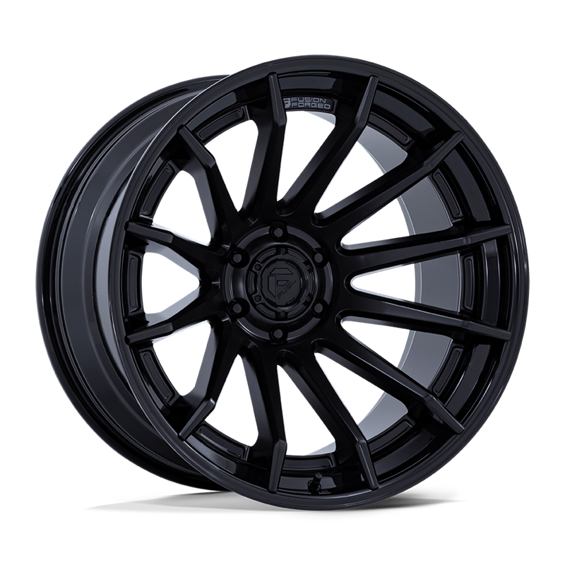 Fuel Off-Road | FC403 BURN 20x9.0 ET1 - MATTE BLACK W/ GLOSS BLACK LIP