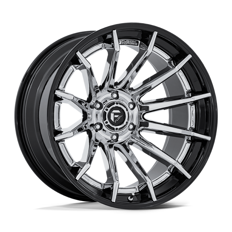 Fuel Off-Road | FC403 BURN 20x9.0 ET1 - CHROME W/ GLOSS BLACK LIP