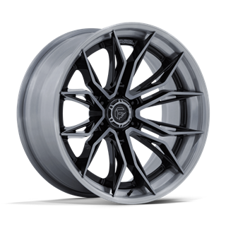 Fuel Off-Road | FC404 MUTINY 20x9.0 ET20 - GLOSS BLACK BRUSHED DARK TINT