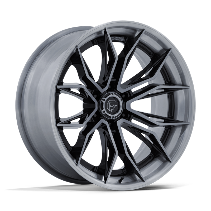 Fuel Off-Road | FC404 MUTINY 20x9.0 ET20 - GLOSS BLACK BRUSHED DARK TINT