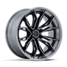 Fuel Off-Road | FC404 MUTINY 20x9.0 ET20 - GLOSS BLACK BRUSHED DARK TINT