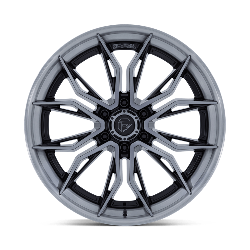 Fuel Off-Road | FC404 MUTINY 20x9.0 ET20 - GLOSS BLACK BRUSHED DARK TINT