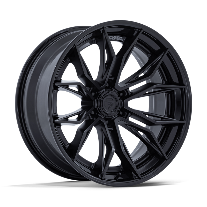 Fuel Off-Road | FC404 MUTINY 20x9.0 ET1 - MATTE BLACK W/ GLOSS BLACK LIP
