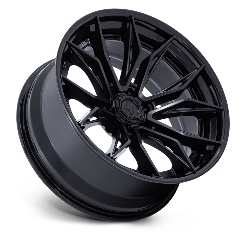 Fuel Off-Road | FC404 MUTINY 22x9.5 ET20 - MATTE BLACK W/ GLOSS BLACK LIP