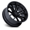 Fuel Off-Road | FC404 MUTINY 22x9.5 ET20 - MATTE BLACK W/ GLOSS BLACK LIP