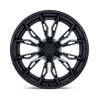 Fuel Off-Road | FC404 MUTINY 22x9.5 ET20 - MATTE BLACK W/ GLOSS BLACK LIP
