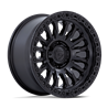 Fuel Off-Road | FC857 RINCON 17x8.5 ET-1 - MATTE BLACK W/ GLOSS BLACK LIP