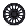 Fuel Off-Road | FC857 RINCON 17x8.5 ET-1 - MATTE BLACK W/ GLOSS BLACK LIP