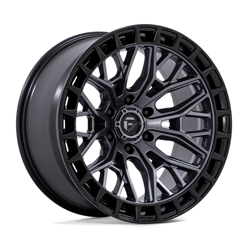 Fuel Off-Road | FC869 SIGMA 20x10.0 ET-18 - MATTE GUNMETAL W/ M-BLK LIP