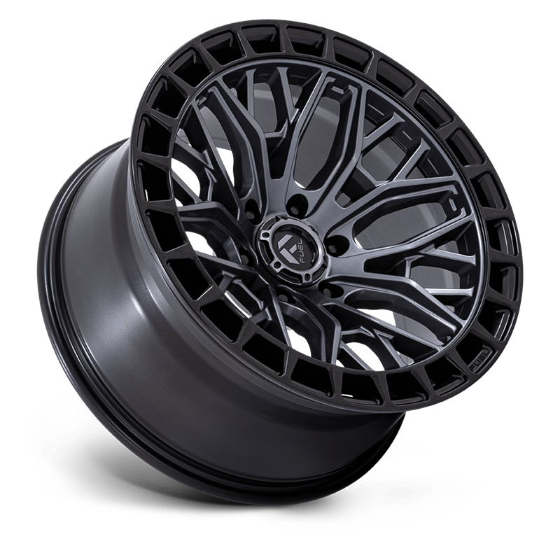 Fuel Off-Road | FC869 SIGMA 20x10.0 ET-18 - MATTE GUNMETAL W/ M-BLK LIP