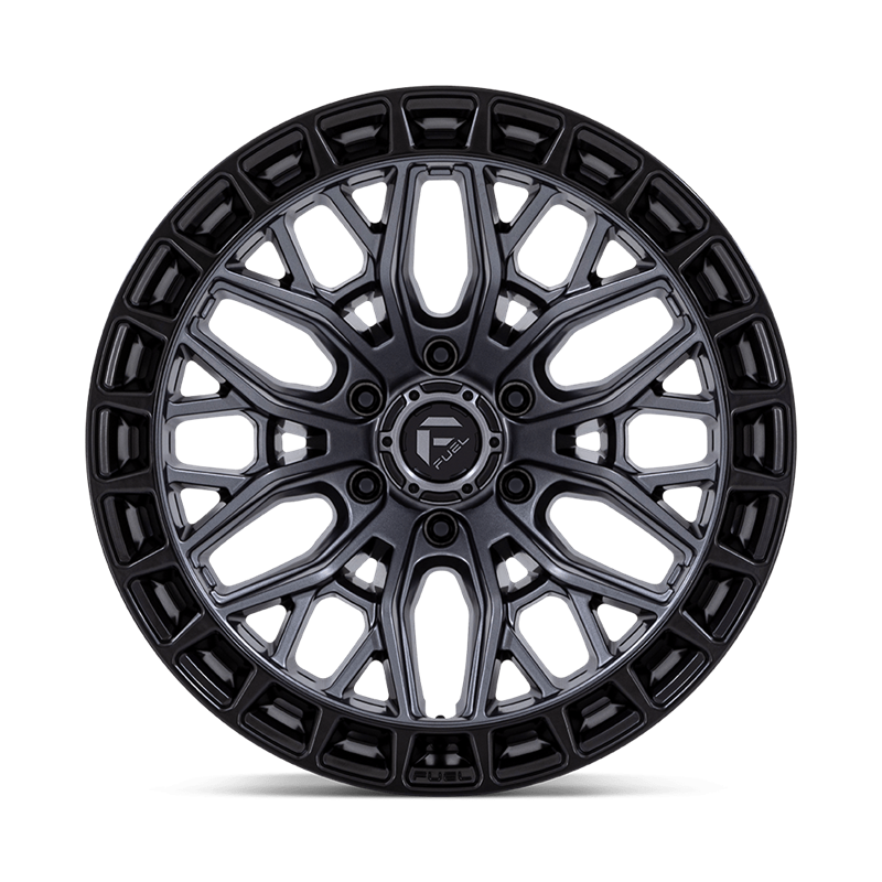 Fuel Off-Road | FC869 SIGMA 20x10.0 ET-18 - MATTE GUNMETAL W/ M-BLK LIP