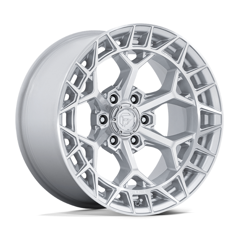 Fuel Off-Road | FC873 CHARGER 22x10.0 ET-18 - GLOSS SILVER W/ MACHINED FACE