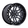 Fuel Off-Road | FC874 CELSIUS 17x9.0 ET1 - MATTE GUNMETAL W/ MATTE BLACK LIP