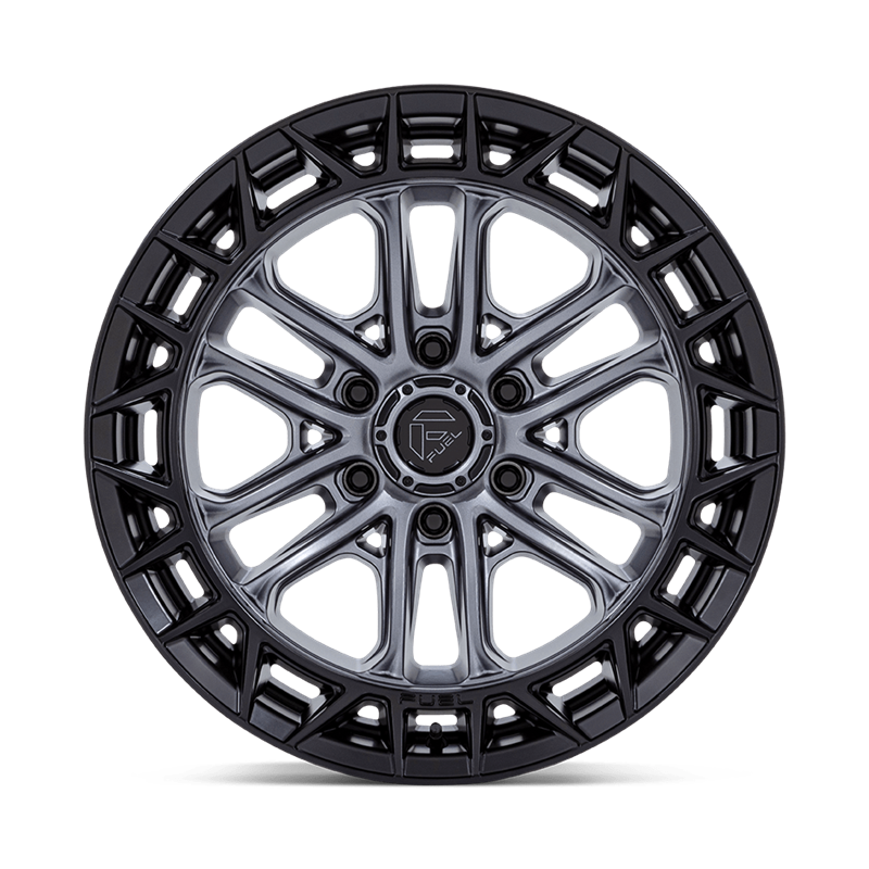 Fuel Off-Road | FC874 CELSIUS 17x9.0 ET1 - MATTE GUNMETAL W/ MATTE BLACK LIP