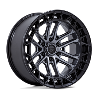 Fuel Off-Road | FC874 CELSIUS 20x9.0 ET1 - MATTE GUNMETAL W/ MATTE BLACK LIP