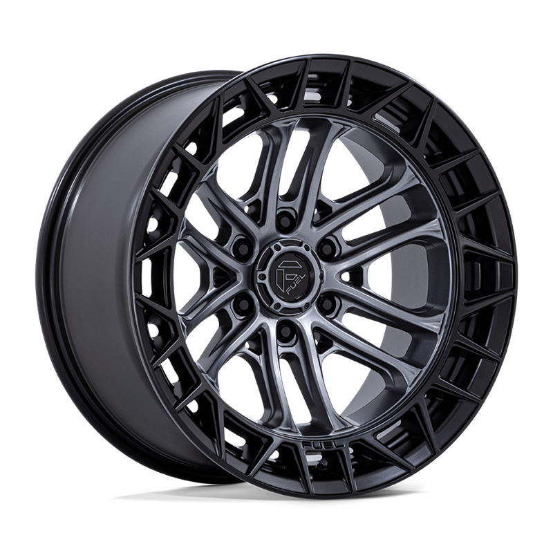 Fuel Off-Road | FC874 CELSIUS 20x9.0 ET20 - MATTE GUNMETAL W/ MATTE BLACK LIP