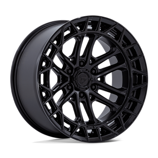 Fuel Off-Road | FC874 CELSIUS 17x9.0 ET1 - MATTE BLACK W/ GLOSS BLACK LIP