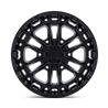 Fuel Off-Road | FC874 CELSIUS 17x9.0 ET-12 - MATTE BLACK W/ GLOSS BLACK LIP