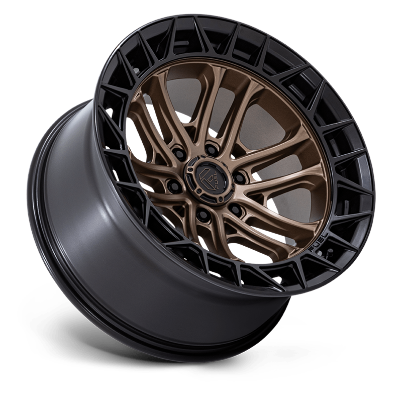 Fuel Off-Road | FC874 CELSIUS 17x9.0 ET1 - MATTE BRONZE W/ MATTE BLACK LIP