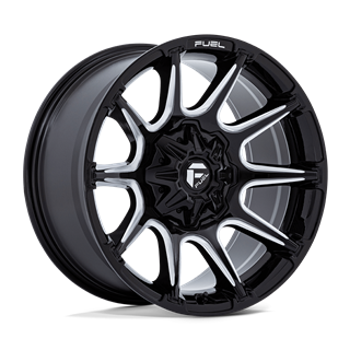 Fuel Off-Road | FC880 SUPER C 20x10.0 ET-18 - GLOSS BLACK MILLED