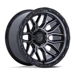 Fuel Off-Road | FC881 SURGE 18x9.0 ET20 - GLOSS BLACK MACHINED W/ GRAY TINT