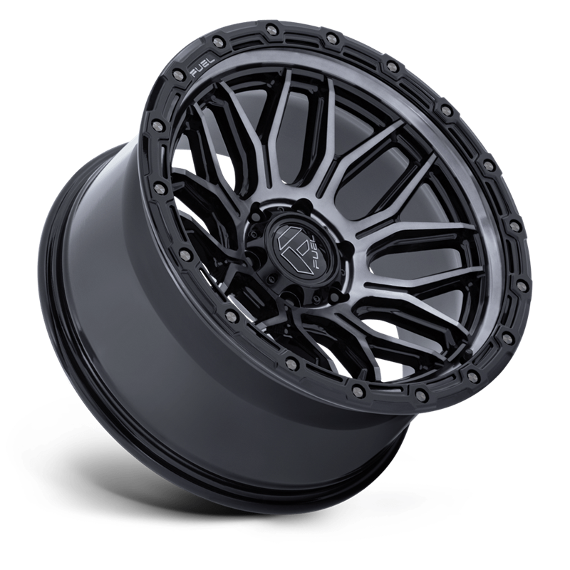 Fuel Off-Road | FC881 SURGE 20x9.0 ET1 - GLOSS BLACK MACHINED W/ GRAY TINT