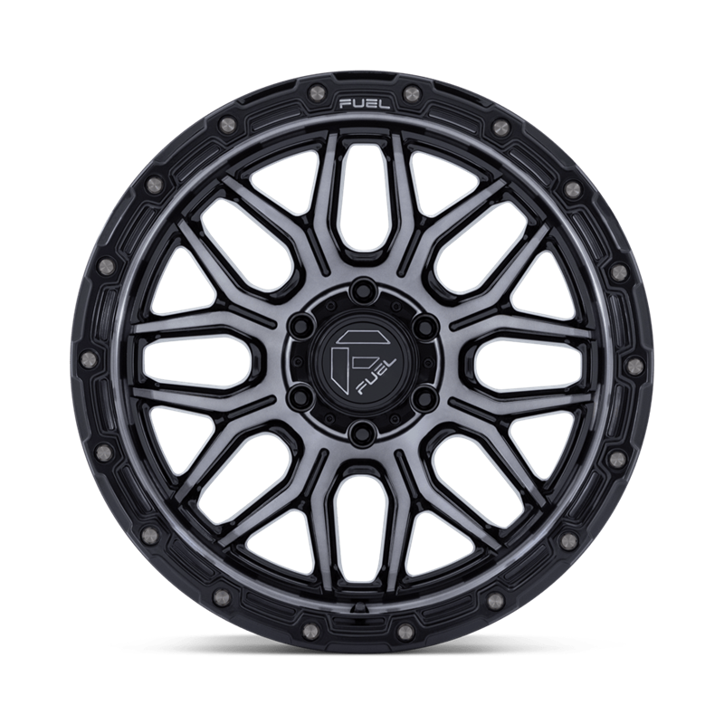Fuel Off-Road | FC881 SURGE 20x9.0 ET1 - GLOSS BLACK MACHINED W/ GRAY TINT