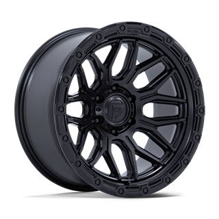 Fuel Off-Road | FC881 SURGE 18x9.0 ET1 - MATTE BLACK W/ GLOSS BLACK LIP