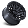 Fuel Off-Road | FC881 SURGE 18x9.0 ET1 - MATTE BLACK W/ GLOSS BLACK LIP