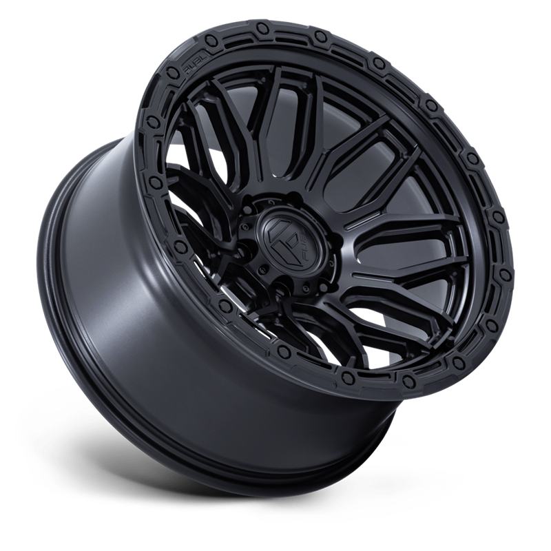 Fuel Off-Road | FC881 SURGE 18x9.0 ET1 - MATTE BLACK W/ GLOSS BLACK LIP