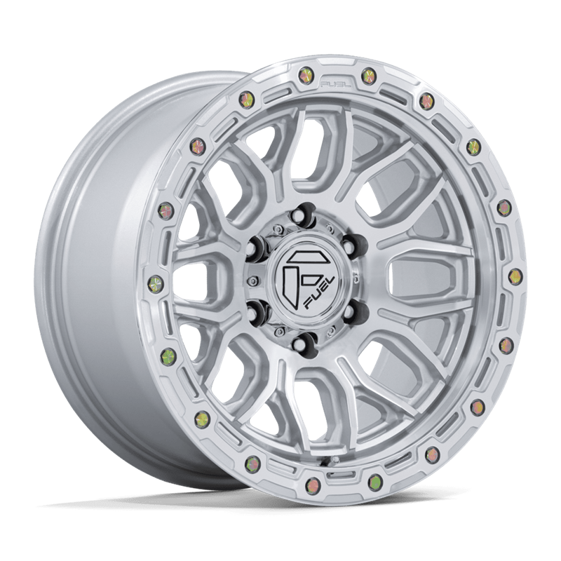 Fuel Off-Road | FC881 SURGE 17x9.0 ET-12 - GLOSS SILVER W/ MACHINED FACE