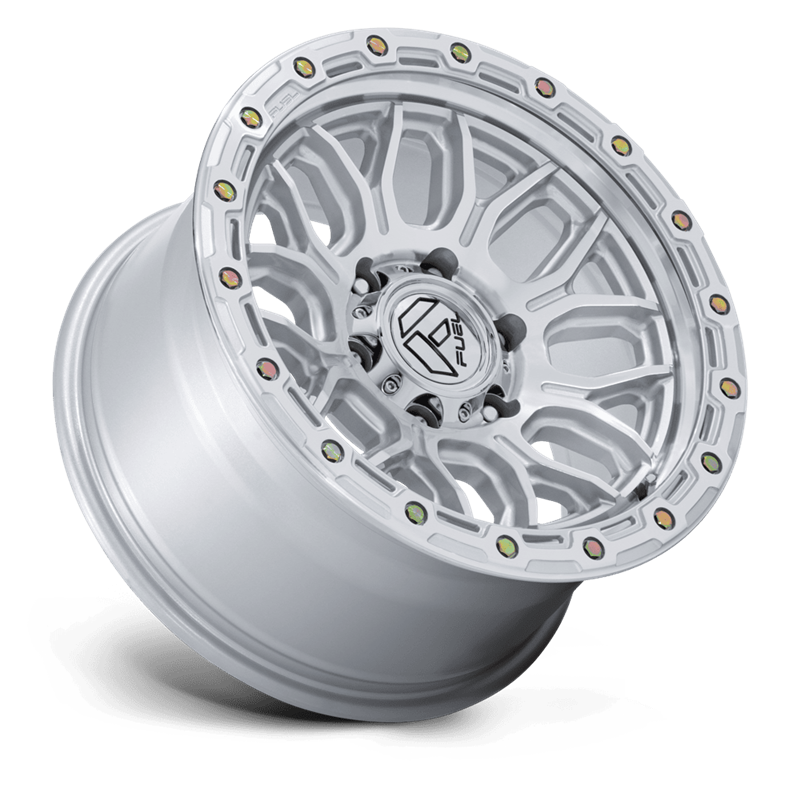 Fuel Off-Road | FC881 SURGE 17x9.0 ET-12 - GLOSS SILVER W/ MACHINED FACE