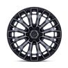Fuel Off-Road | FC882 TRAX 20x9.0 ET1 - GLOSS BLACK MACHINED FACE DARK TINTED CLEAR