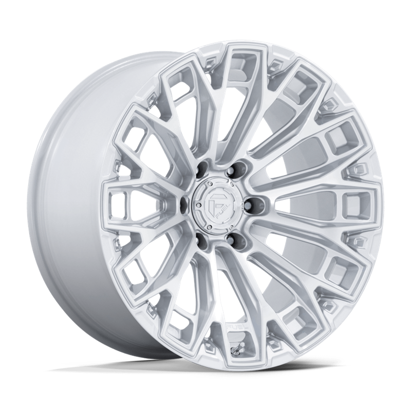 Fuel Off-Road | FC882 TRAX 20x9.0 ET1 - GLOSS SILVER W/ MACHINED FACE
