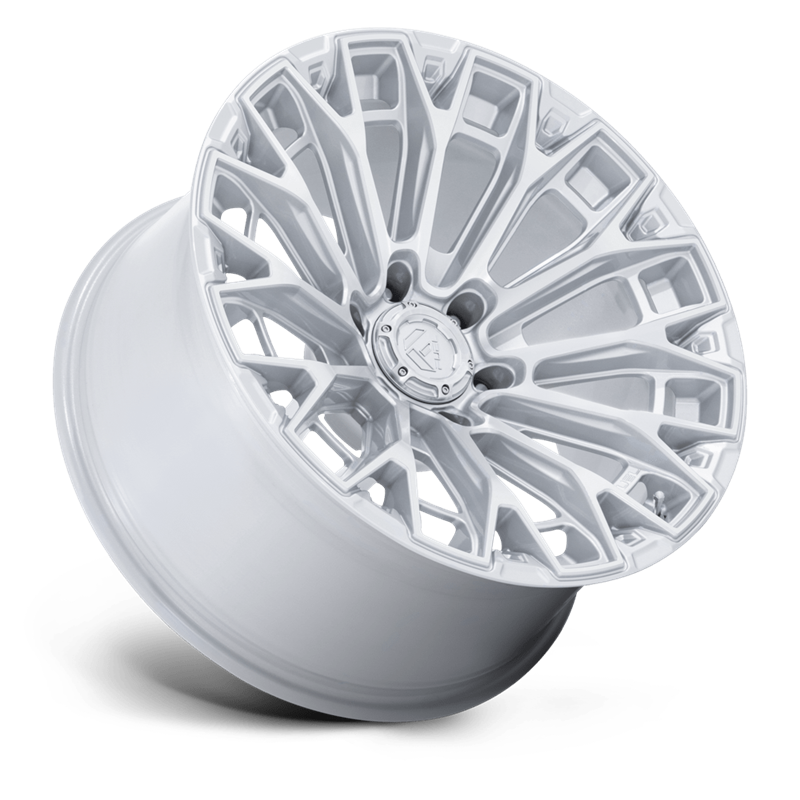 Fuel Off-Road | FC882 TRAX 20x9.0 ET1 - GLOSS SILVER W/ MACHINED FACE