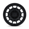 Fuel Off-Road | FC884 FORTRESS 17x9.0 ET-12 - MATTE BLACK W/ GLOSS BLACK LIP