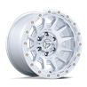 Fuel Off-Road | FC884 FORTRESS 17x8.5 ET25 - GLOSS SILVER W/ MACHINED FACE