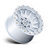 Fuel Off-Road | FC884 FORTRESS 18x9.0 ET20 - GLOSS SILVER W/ MACHINED FACE