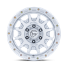 Fuel Off-Road | FC884 FORTRESS 18x9.0 ET20 - GLOSS SILVER W/ MACHINED FACE