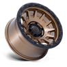 Fuel Off-Road | FC884 FORTRESS 18x9.0 ET20 - MATTE BRONZE W GLOSS BLACK LIP