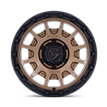Fuel Off-Road | FC884 FORTRESS 18x9.0 ET20 - MATTE BRONZE W GLOSS BLACK LIP